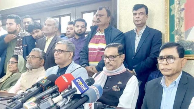 স্বতন্ত্র প্রার্থীদের বিষয়ে সিদ্ধান্ত পরিবর্তন হবে না: ওবায়দুল কাদের