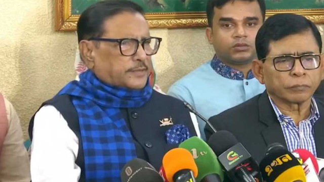ট্রেনে নাশকতা নির্বাচন বিরোধী ষড়যন্ত্র: ওবায়দুল কাদের