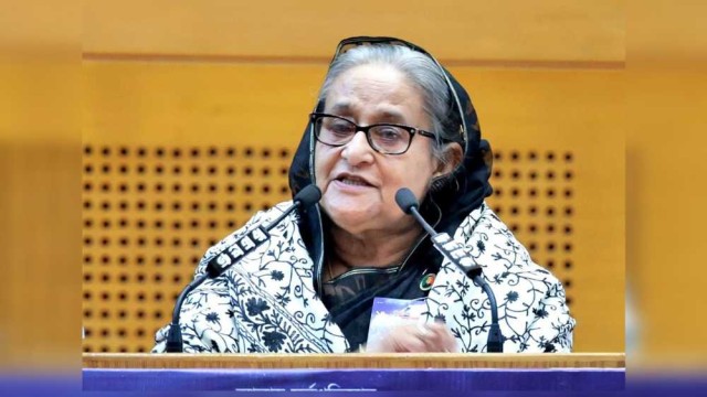 খালেদা জিয়াকে ভোট চুরির অপরাধে বিদায় নিতে হয়েছিল : প্রধানমন্ত্রী