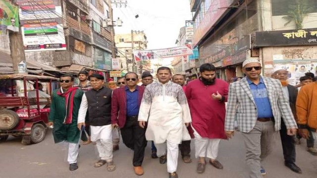 বিজয় দিবস উপলক্ষে নরসিংদীতে বিজয় র্যালী