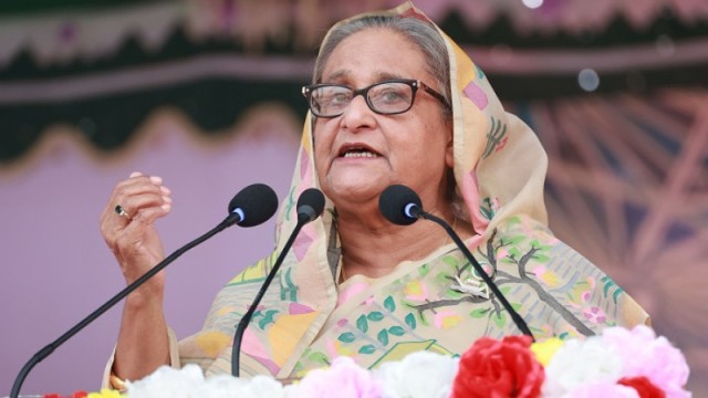 আজ ৫ জেলার নির্বাচনি জনসভায় বক্তব্য রাখবেন শেখ হাসিনা