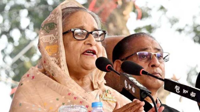 অবৈধভাবে ক্ষমতা দখলকারীরা দেশের কোন উন্নয়নই করেনি : প্রধানমন্ত্রী