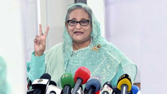 নির্বাচন উপলক্ষে আজ মতবিনিময় করবেন শেখ হাসিনা