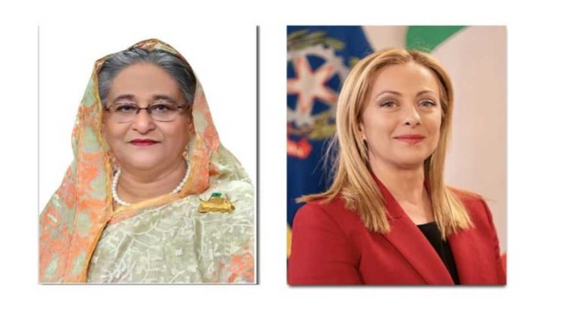 পুনরায় নির্বাচিত হওয়ায় শেখ হাসিনাকে ইতালির প্রধানমন্ত্রীর অভিনন্দন