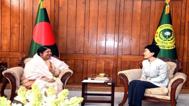 স্পিকারের সাথে চীনের প্রতিনিধি দলের সাক্ষাৎ