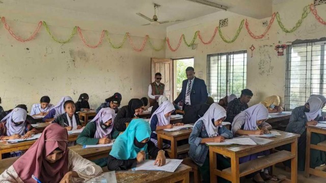 শেরপুরের ঝিনাইগাতীতে জুনিয়র মেধাবৃত্তি পরীক্ষা অনুষ্ঠিত