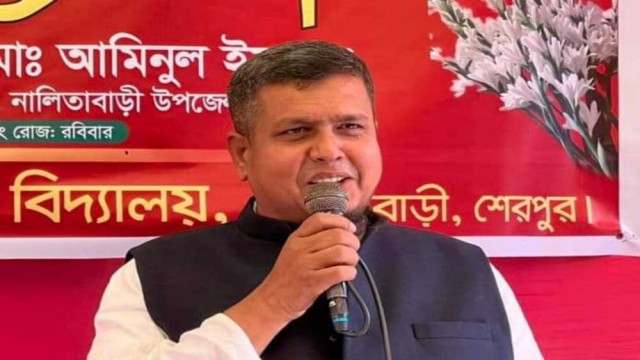 নালিতাবাড়ীতে উপজেলা চেয়ারম্যান প্রার্থী হচ্ছেন আমিনুল ইসলাম