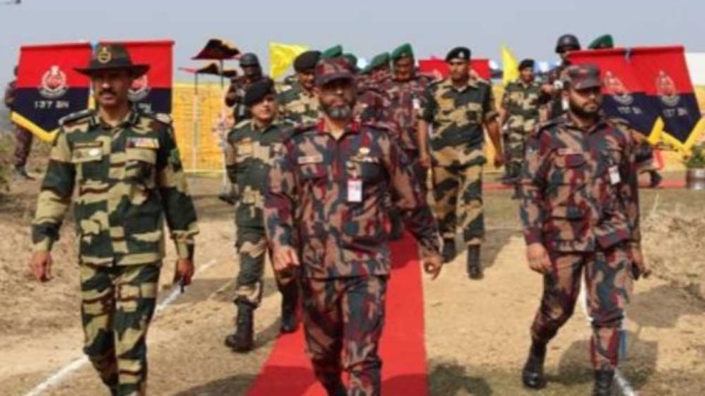 বিজিবি-বিএসএফ ব্যাটালিয়ন অধিনায়ক পর্যায়ে পতাকা বৈঠক অনুষ্ঠিত