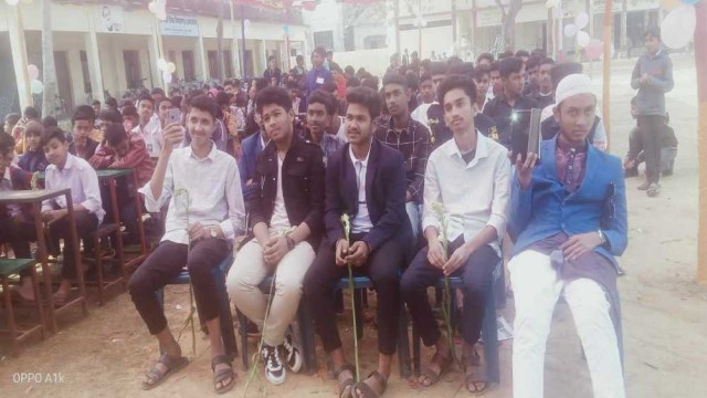 নালিতাবাড়ীতে এসএসসি পরীক্ষার্থীদের বিদায় সংবর্ধনা