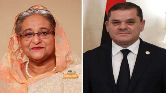 পুনরায় প্রধানমন্ত্রী নির্বাচিত হওয়ায় শেখ হাসিনাকে অভিনন্দন লিবিয়ার প্রধানমন্ত্রীর