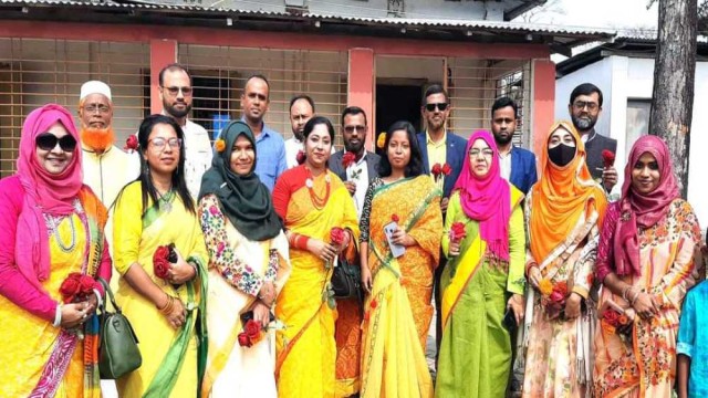 ফাগুনের শুভেচ্ছা জানিয়েছেন ফুলবাড়িয়ার ইউএনও
