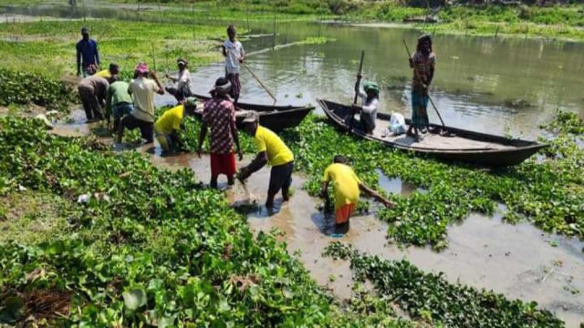 ফরিদপুরে আবারো কুমার নদ রক্ষায়  শুরু হলো অভিযান 