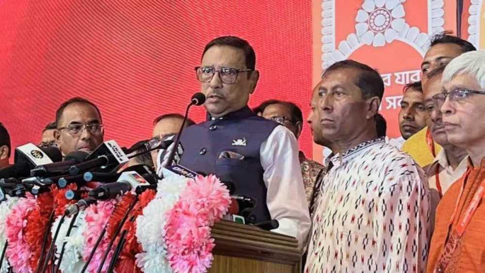 ২৮ অক্টোবর জনতার মহাসমুদ্র হবে: ওবায়দুল কাদের