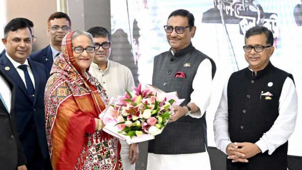 বেলজিয়াম সফর শেষে দেশে ফিরলেন প্রধানমন্ত্রী