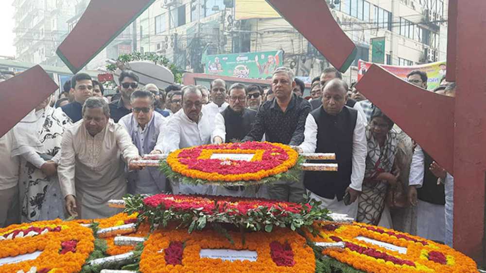 শহীদ নূর হোসেনের প্রতি আওয়ামী লীগের শ্রদ্ধা