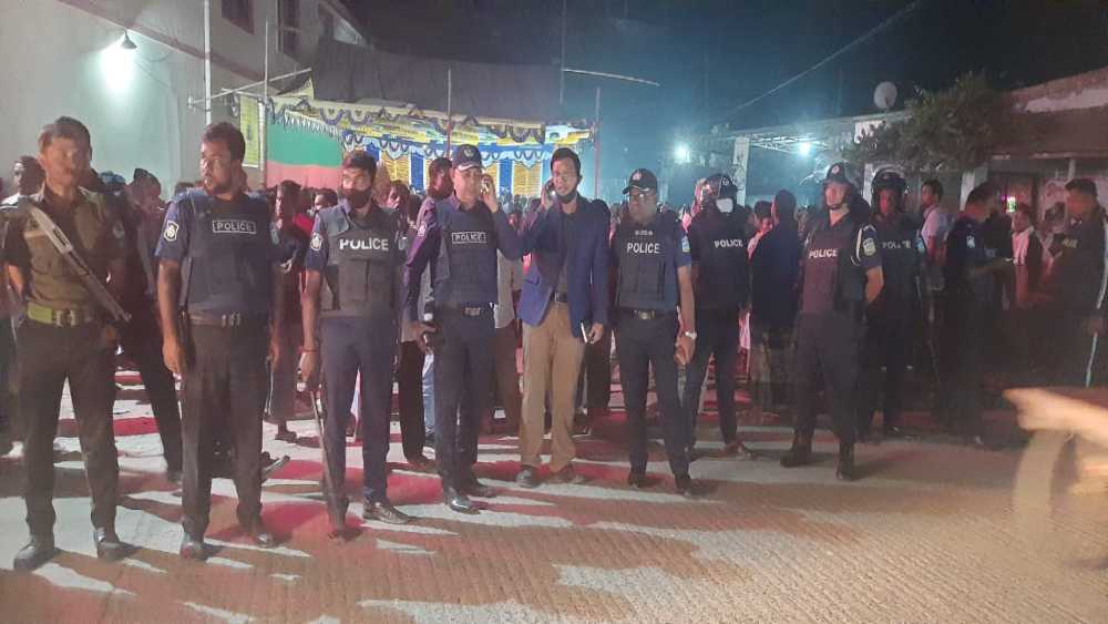 ফুলবাড়িয়ায় আইনশৃঙ্খলা বাহিনী দ্বারা নিরাপত্তা জোরদার করেন : ইউএনও