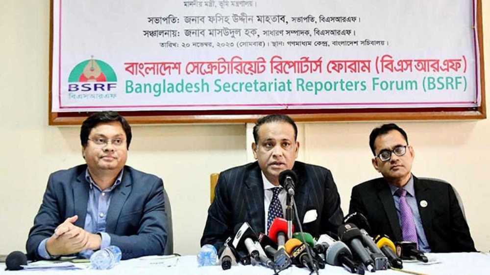 ভূমি অপরাধ প্রতিরোধ ও প্রতিকার আইনের বিধিমালার কাজ চলছে: ভূমিমন্ত্রী