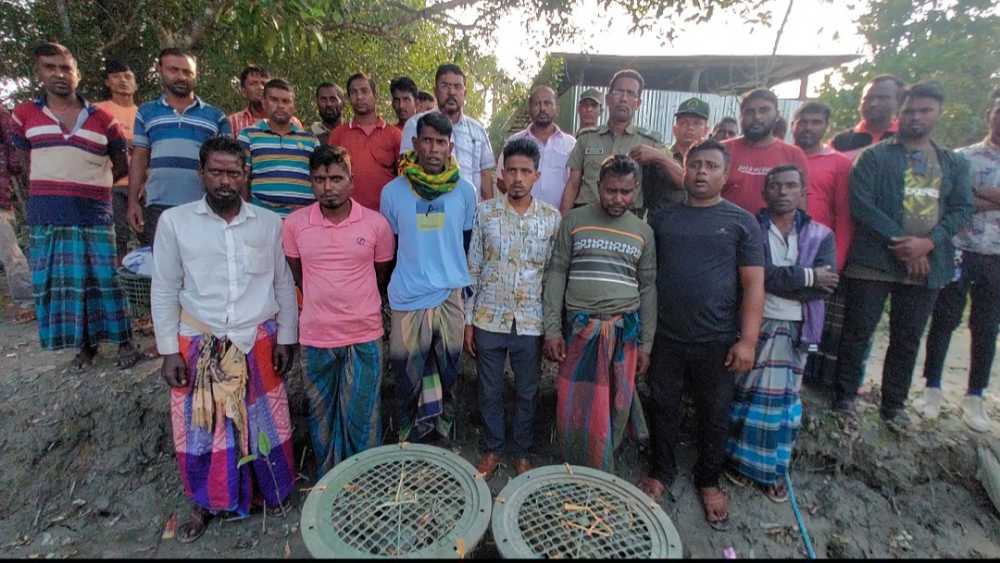 বনবিভাগে হামলার কথা স্বীকার জেলেদের