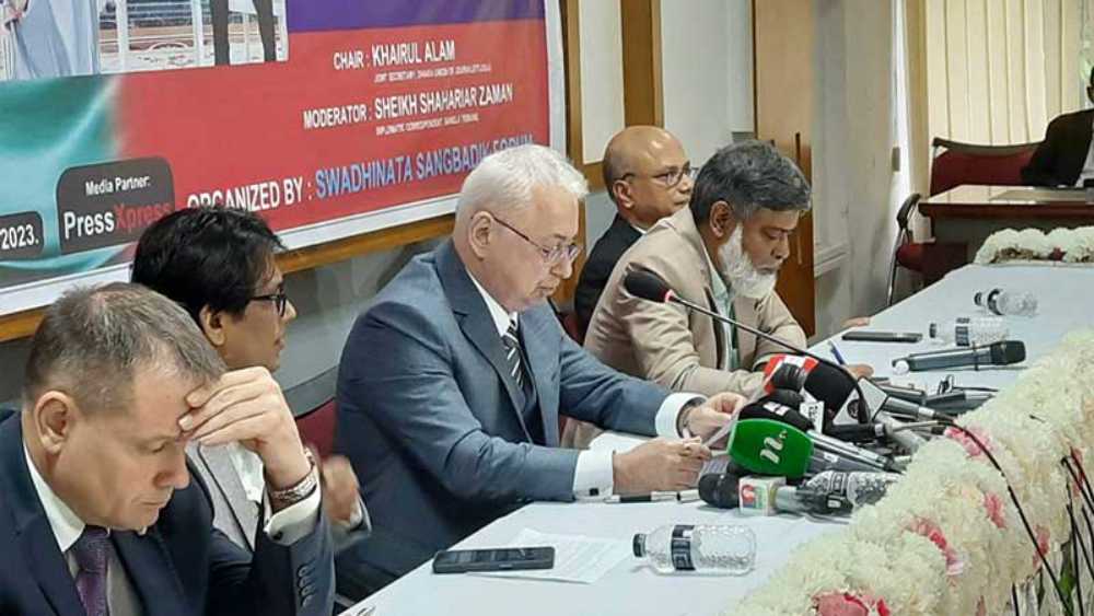 বাংলাদেশের ওপর যেকোনো পশ্চিমা নিষেধাজ্ঞার বিরুদ্ধে রাশিয়া: রুশ রাষ্ট্রদূত