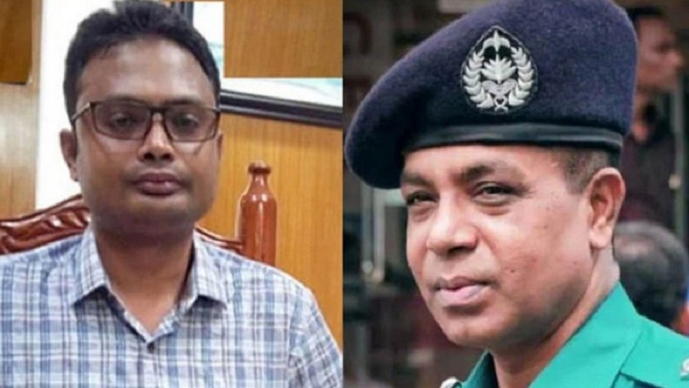 বরিশাল সদর উপজেলা নির্বাহী কর্মকর্তা (ইউএনও) মনিবুর রহমান ও কোতোয়ালী মডেল থানার ভারপ্রাপ্ত কর্মকর্তা (ওসি) নুরুল ইসলাম-ফাইল ছবি