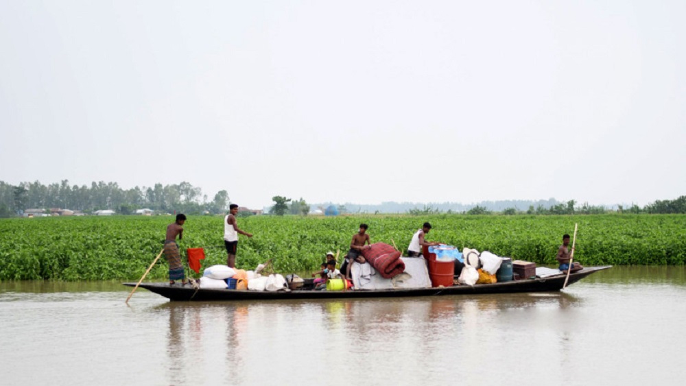 সর্বশেষ বন্যায় বগুড়ার সারিয়াকান্দি উপজেলা প্লাবিত হয়েছিল। ছবি: সংগৃহীত