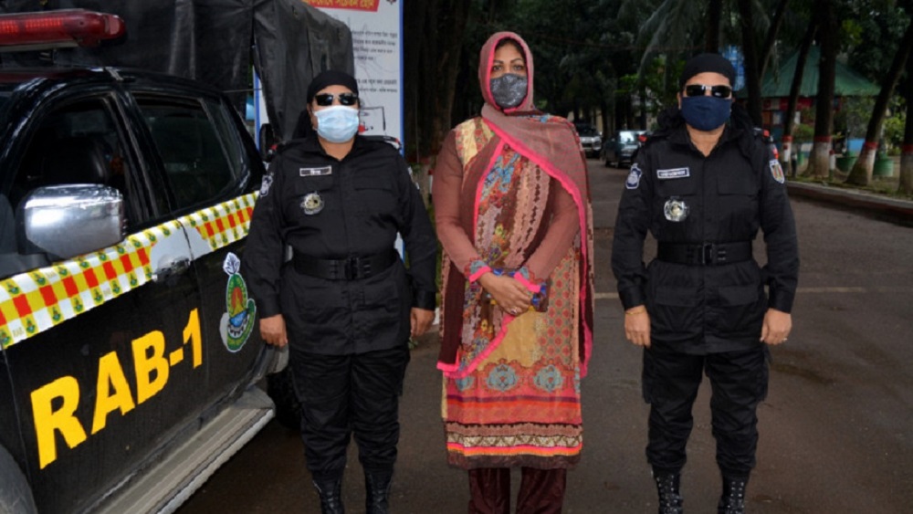 গ্রেপ্তার হওয়া নুসরাত শাহরিন রাকা-ছবি সংগৃহীত