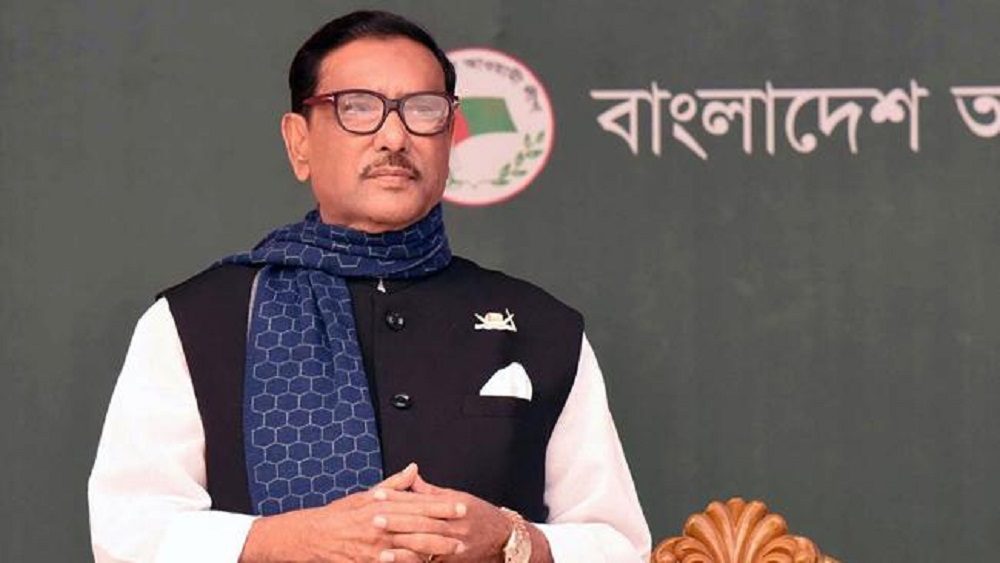 ওয়ামী লীগের সাধারণ সম্পাদক ও সড়ক পরিবহন সেতুমন্ত্রী ওবায়দুল কাদের-ফাইল ছবি 