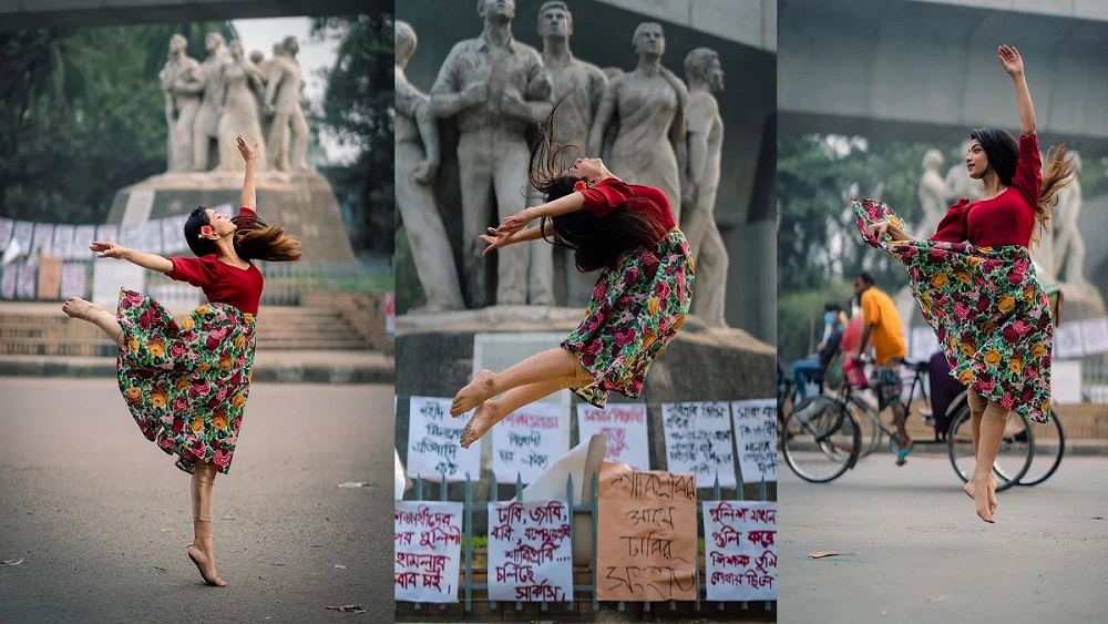 ব্যালে ড্যান্স আর জিমন্যাস্টের মিশেলে মডেল ইরার ছবি- ছবি সংগৃহীত 